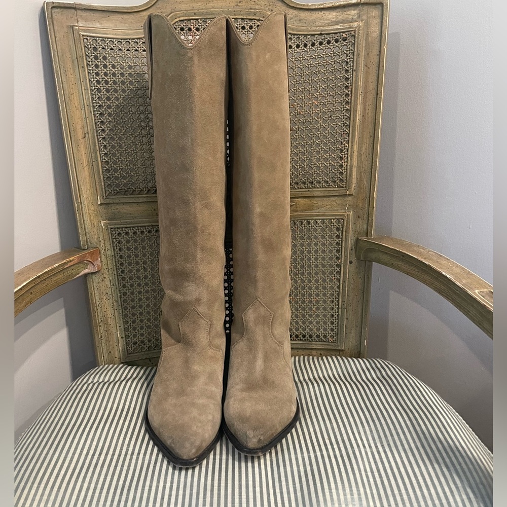 Isabel Marant Denvee Suede Knee High Boots